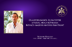 Olaszországból Budapestre utazok, hogy kövessem Kovács-Magyar András tanítását – Stefano Biscaro